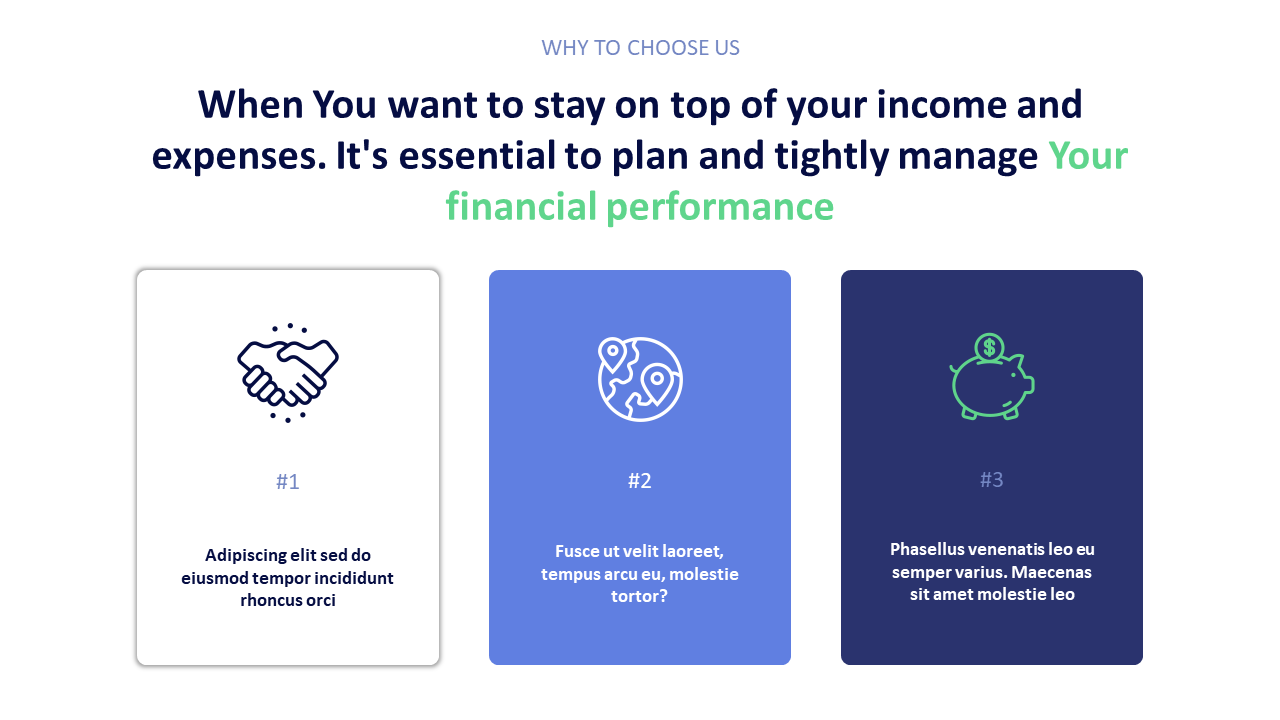 Financial Performance Template PPT